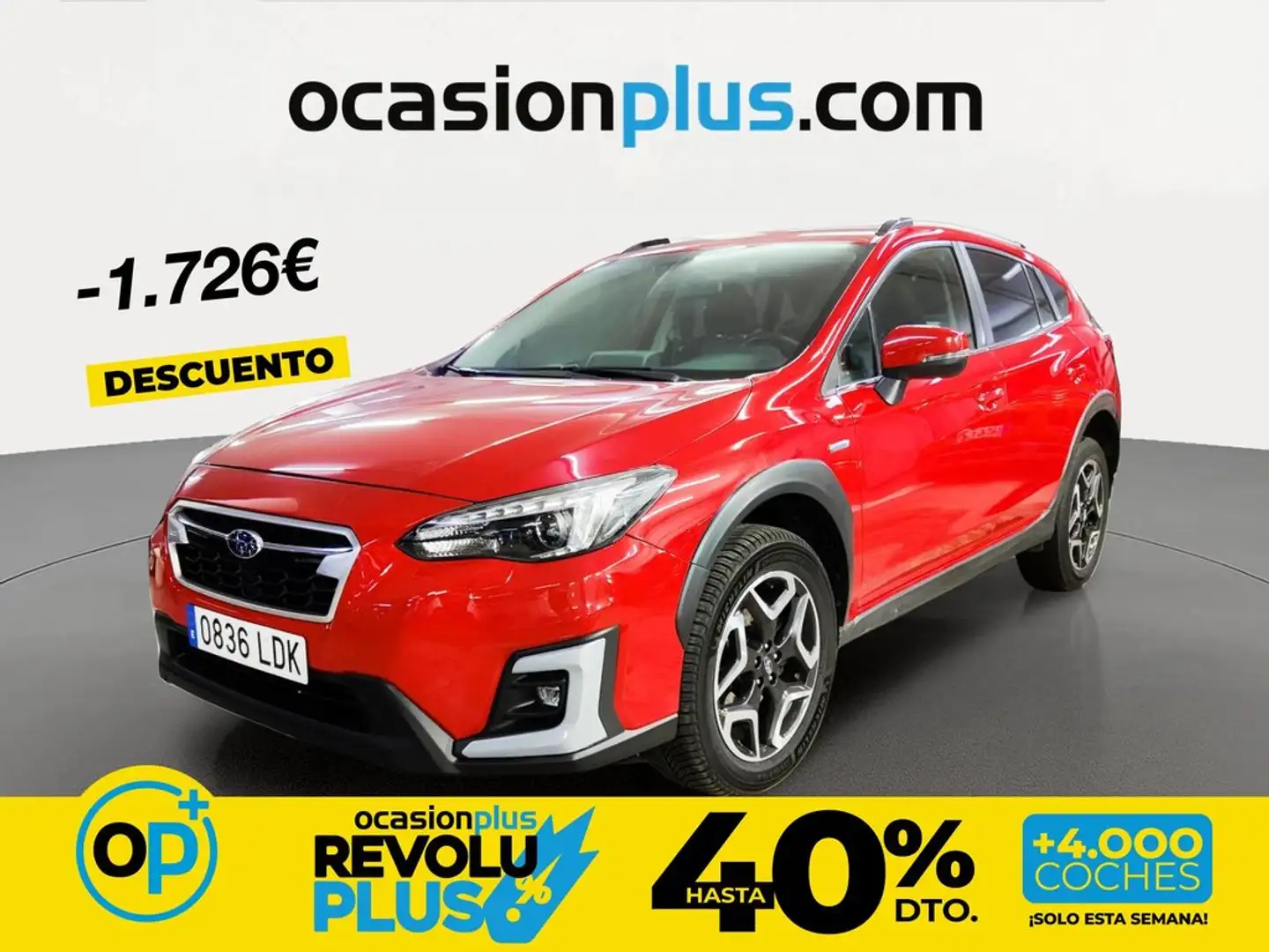 Subaru XV 2.0i Hybrid Sport Plus CVT Rojo - 1
