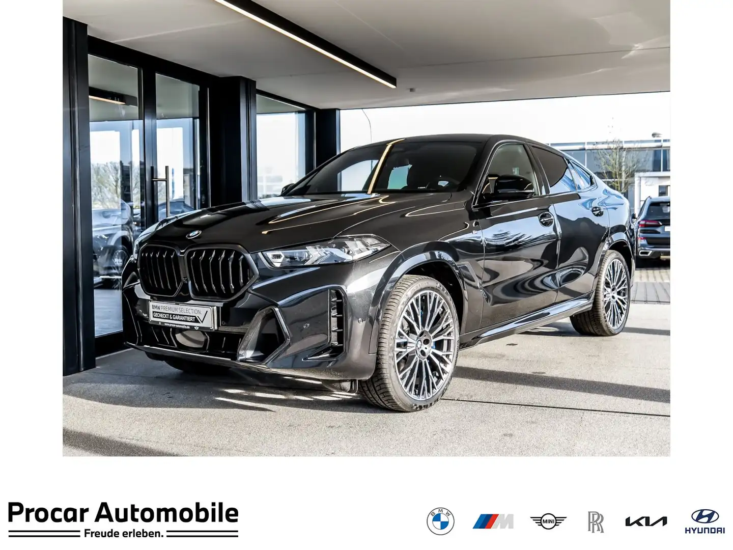 BMW X6 xDrive40d M Sport PANO ACC AHK RFK NAVI LED Schwarz - 1