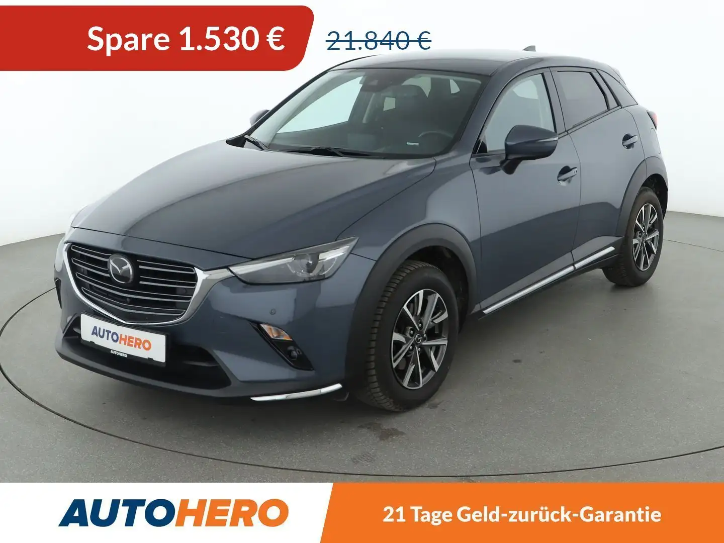 Mazda CX-3 2.0 Skyactiv-G Selection Aut.*NAVI*TEMPO*PDC* Grau - 1