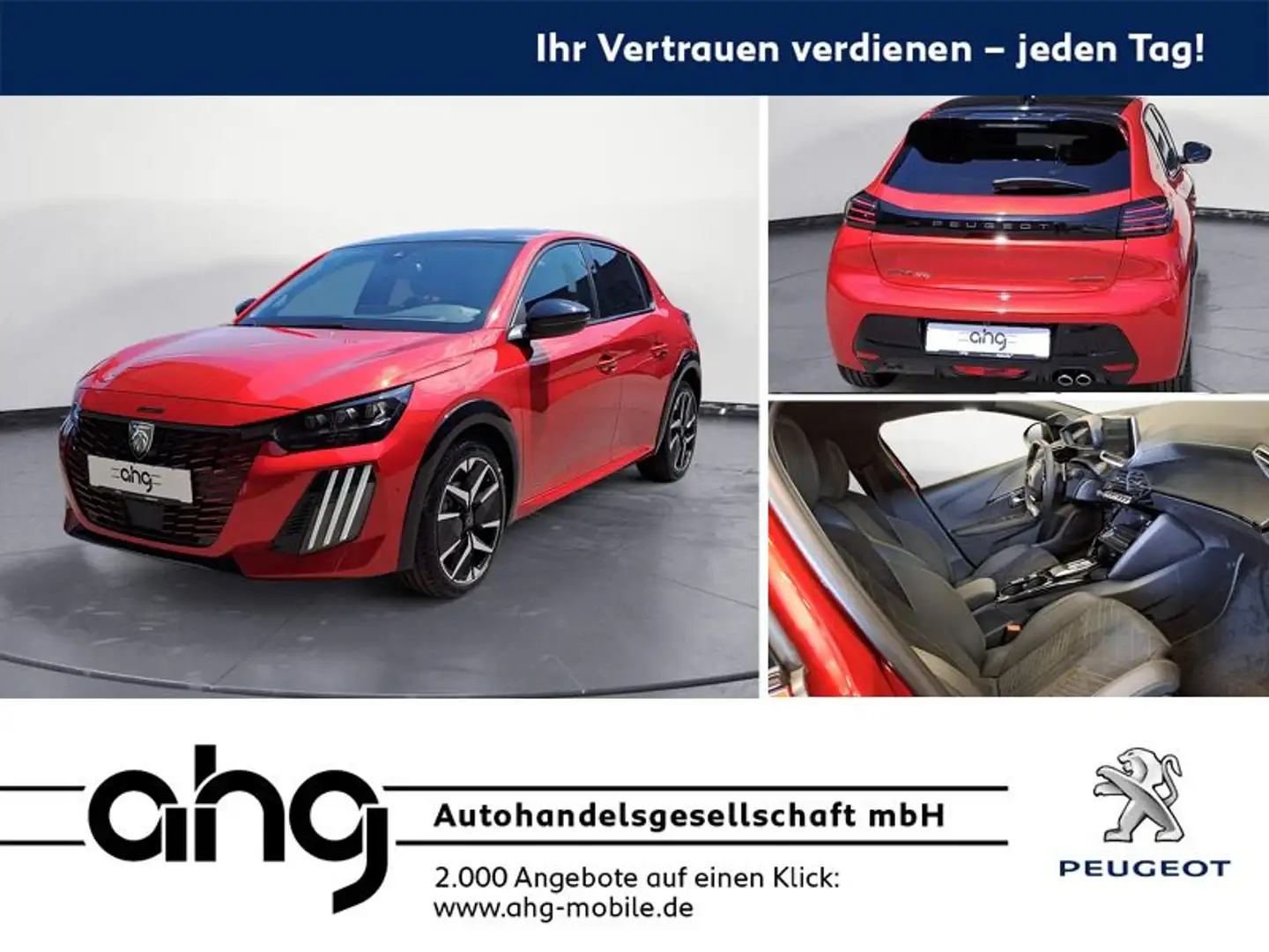Peugeot 208 GT Hybrid 136 e-DSC6 Drive-Assist-Paket Plus Rot - 1