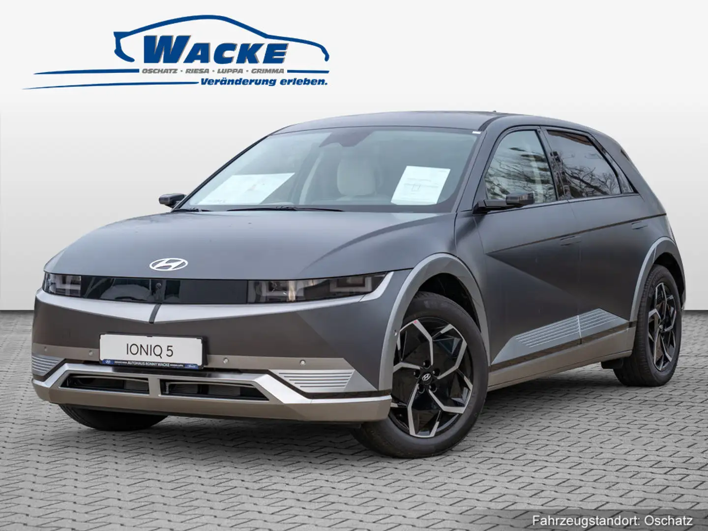 Hyundai IONIQ 5 Uniq Elektro 4WD SHZ ACC HUD LED 360° Grau - 1