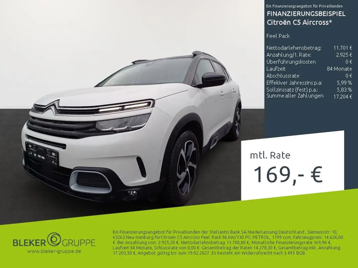 Citroen C5 Aircross Feel Pack Weiß - 1