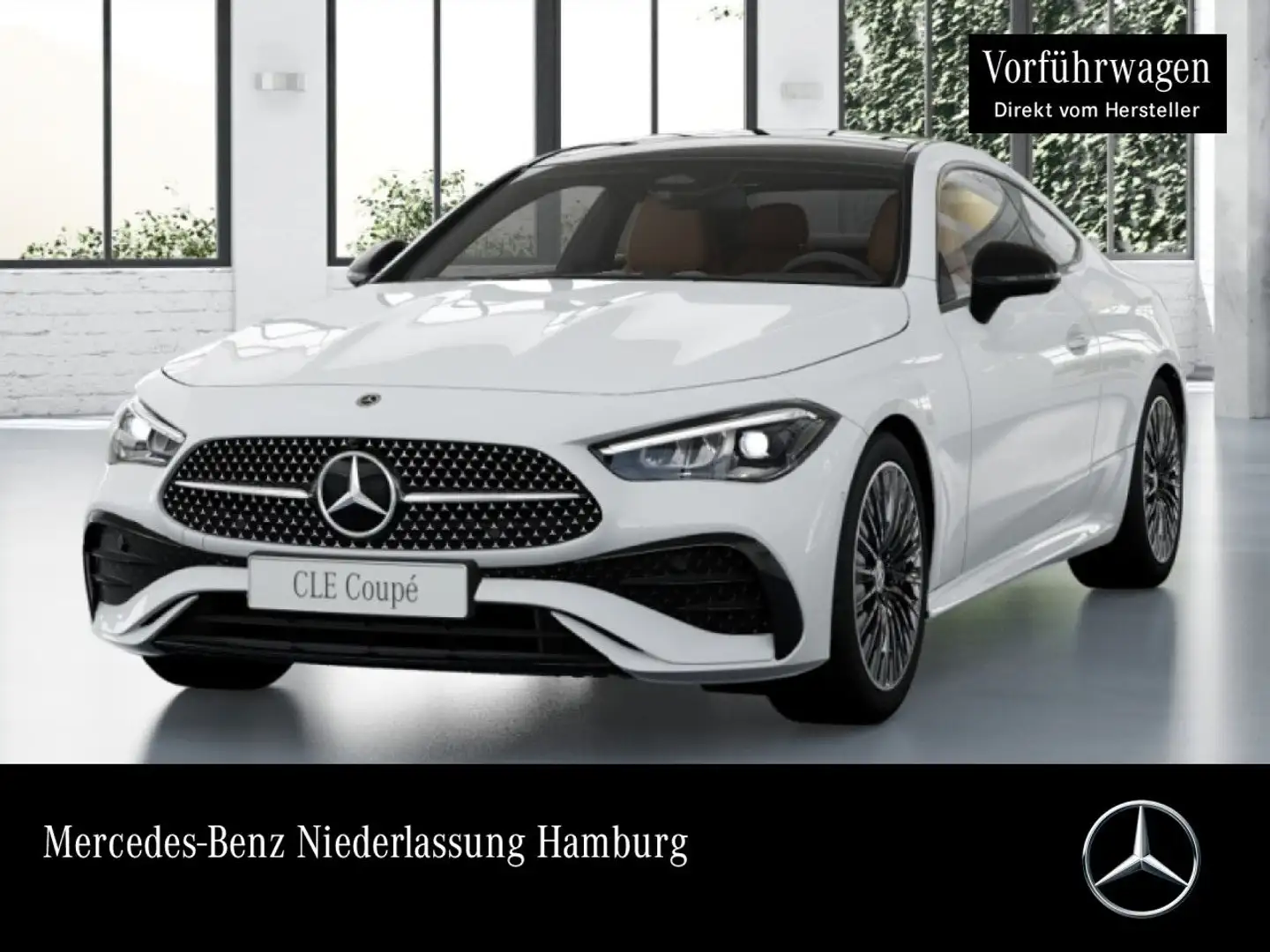 Mercedes-Benz CLE 180 AMG+NIGHT+PANO+360+LED+TOTW+KEYLESS+9G Blanc - 1