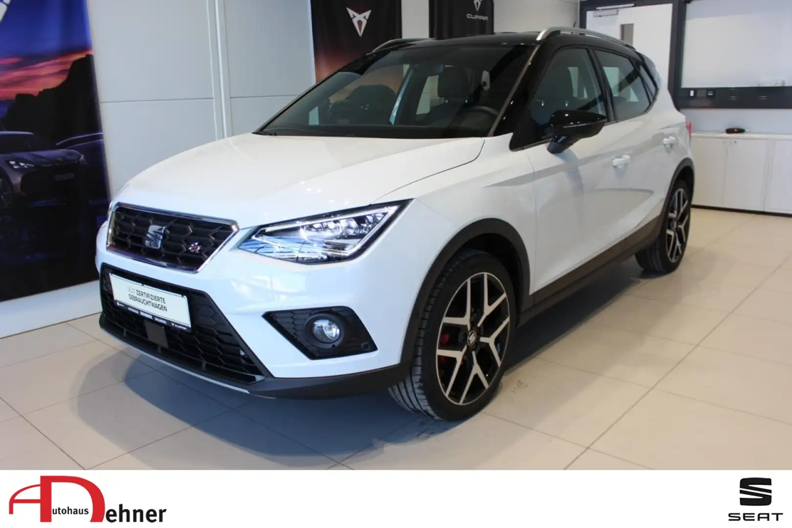SEAT Arona FR 1.0 TSI LED/BEATS/KESSY/NAVI/ALCANTARA Klima Weiß - 1
