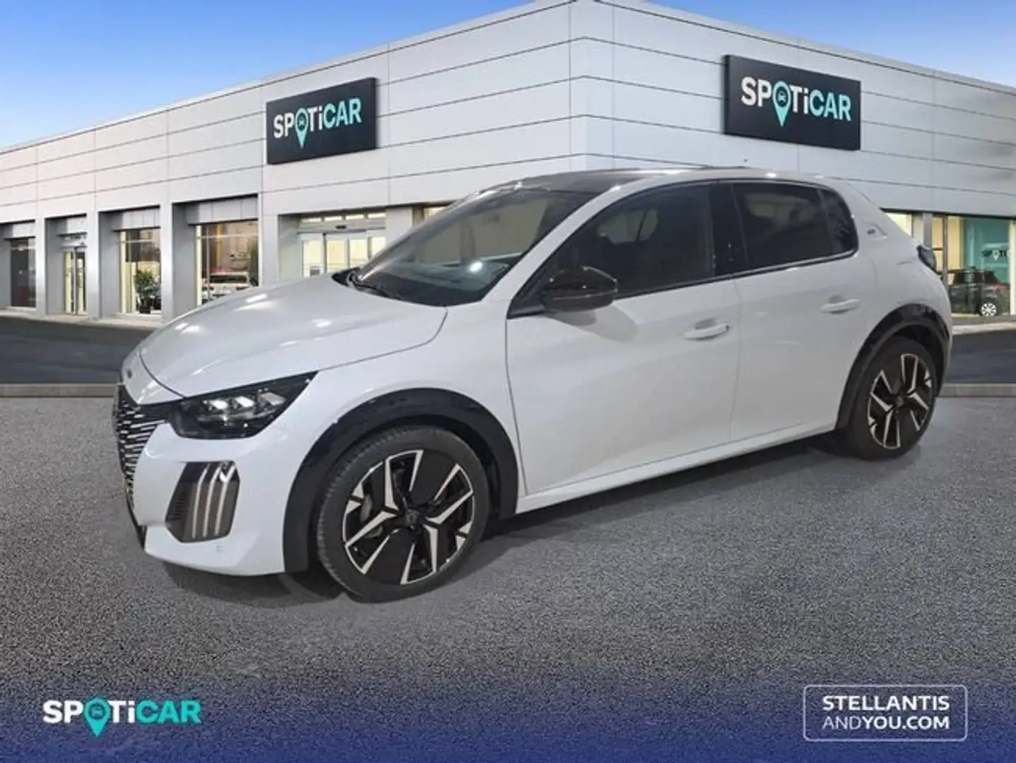Peugeot 208 HYBRID 145 eDCS6 GT Gris - 1