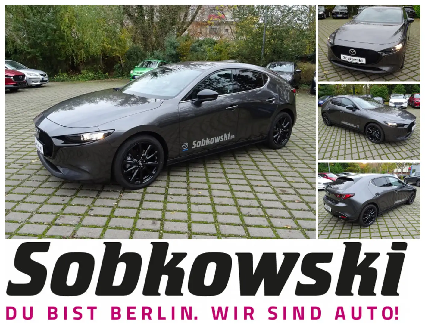 Mazda 3 2.5L e-SKYACTIV G 140ps Grau - 1