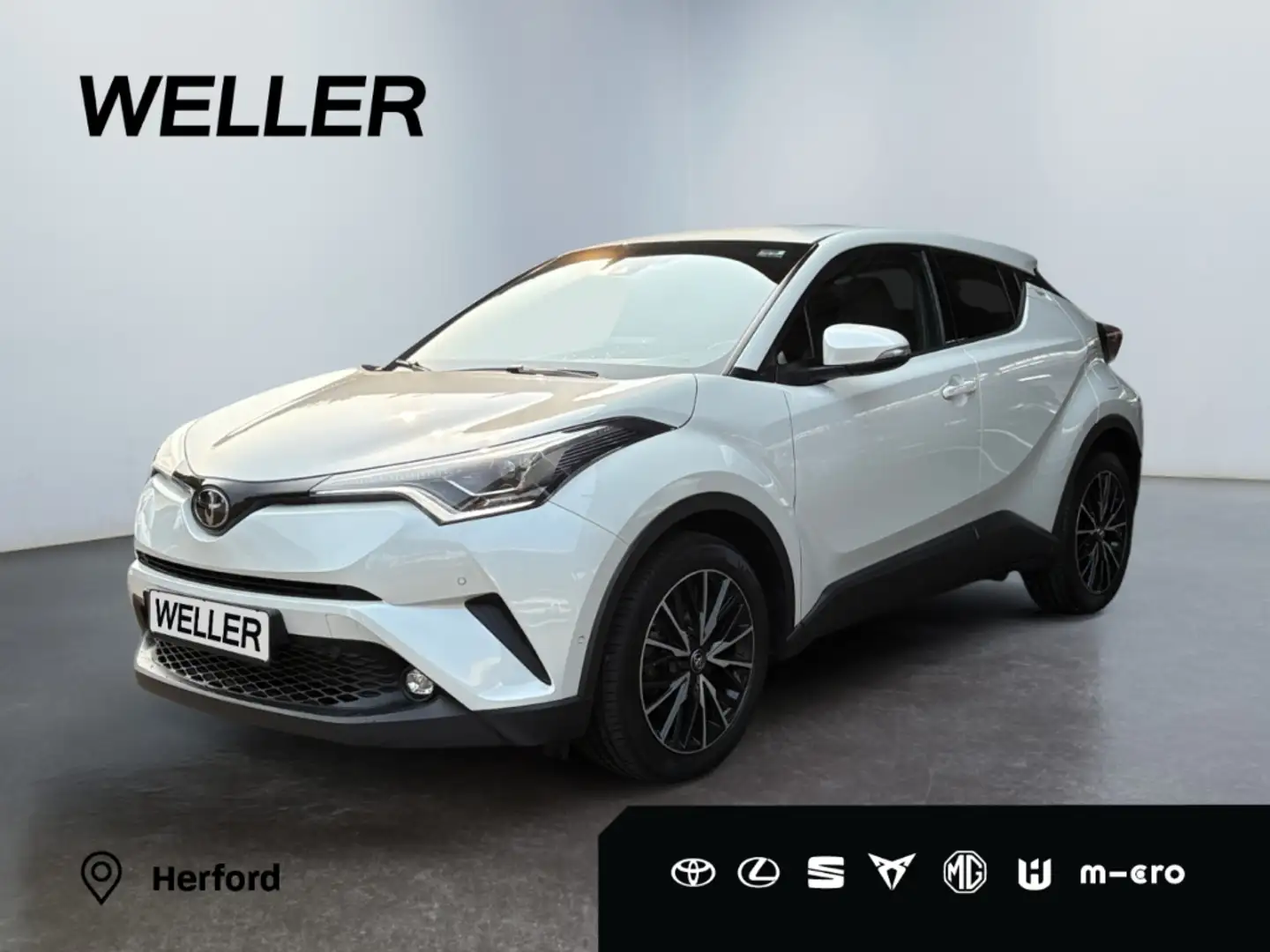 Toyota C-HR 1.2 Turbo Multidrive Lounge *AHK*LED*Navi* Wit - 1