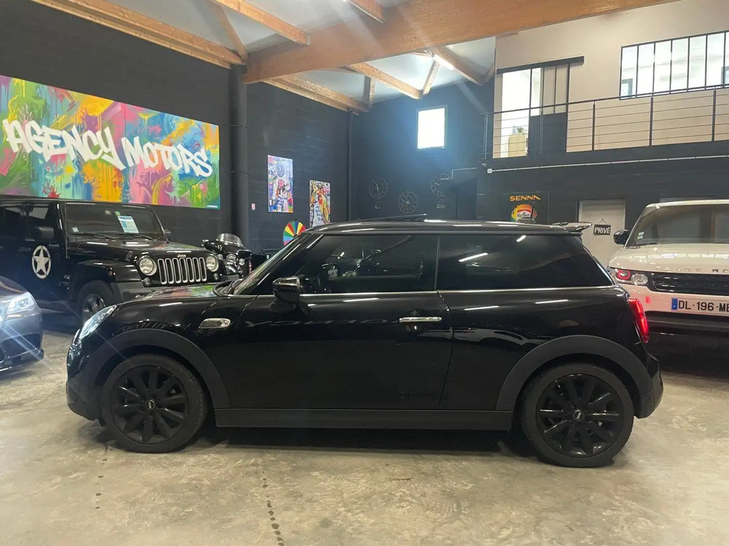 MINI One Cooper S 192 ch BVA7 Greenwich Noir 2020 Schwarz - 2