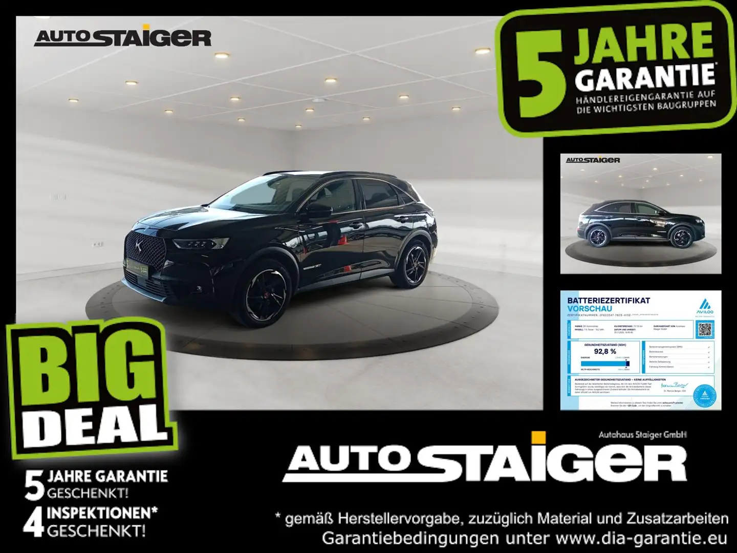 DS Automobiles DS 7 DS7 Performance Line + AHK+SHZ+Fernlichtass. Noir - 1