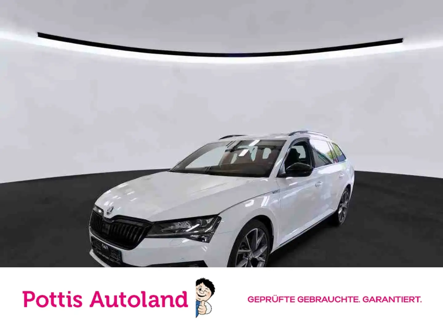 Skoda Superb Combi 2.0 TDI DSG SPORTLINE PANO MATRIX KAMERA Weiß - 1