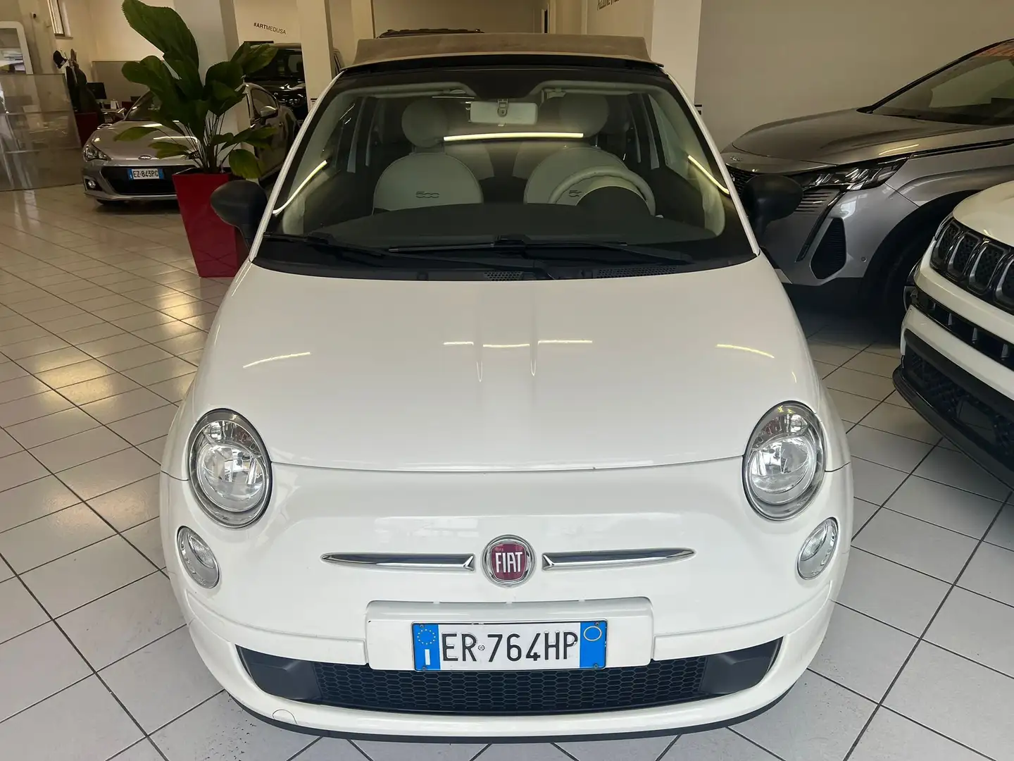 Fiat 500C 500C 1.2  CABRIO   NEOPATENTATI Bianco - 2