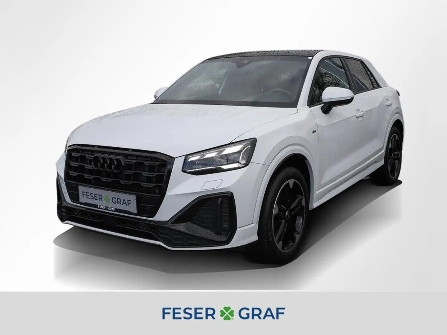 Audi Q2 30 TDI S line GRA Matrix Navi Pano RüKa Sitzh. Weiß - 1