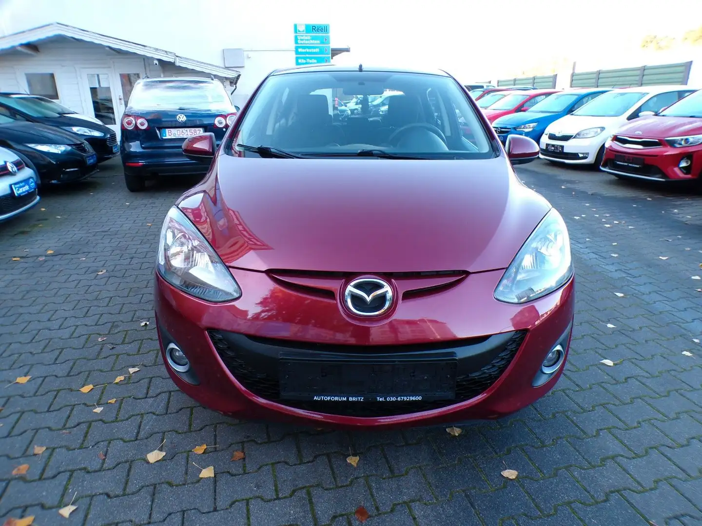 Mazda 2 1.3 MZR 62kW Active, 1-HAND Rot - 2