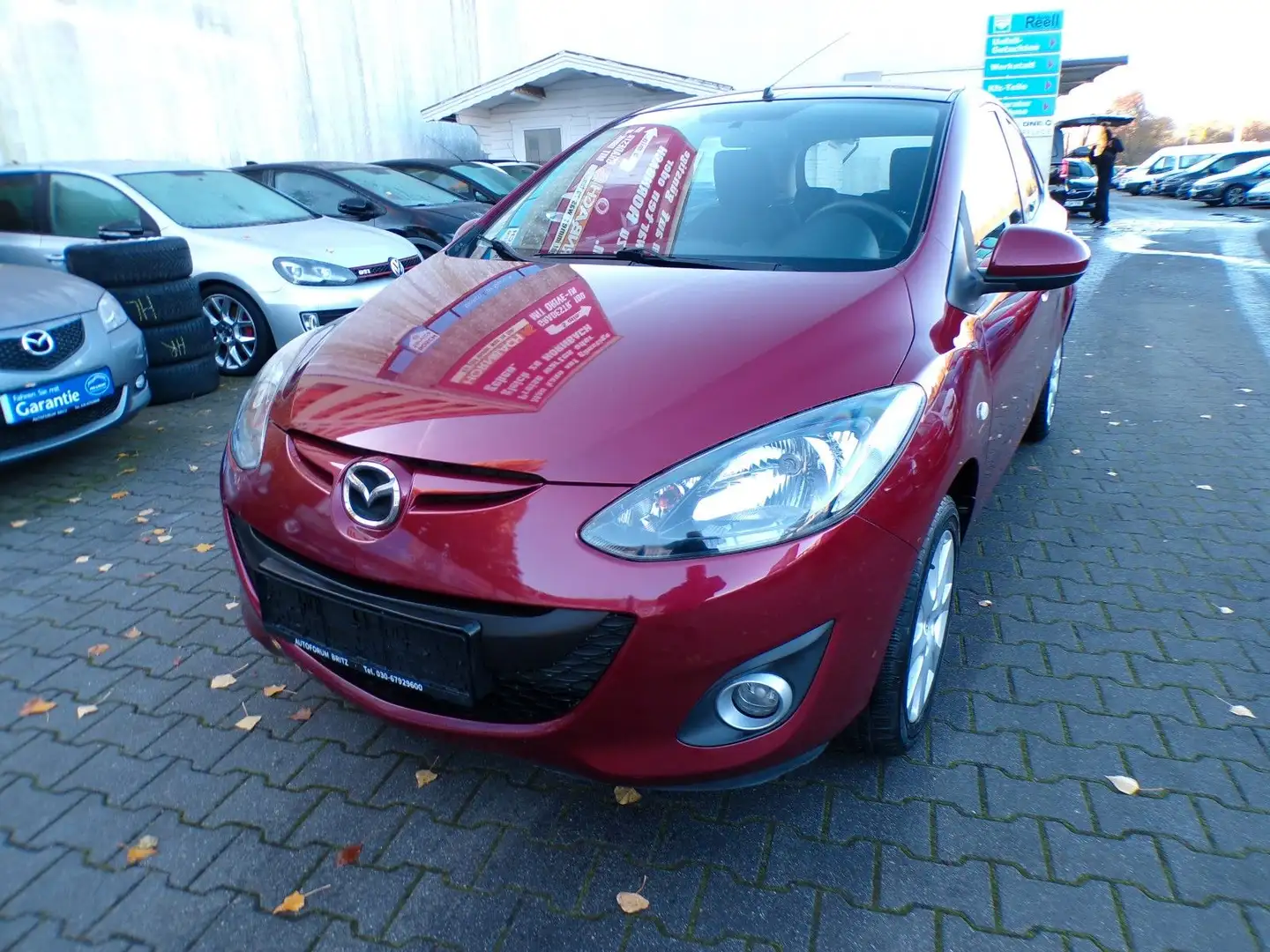 Mazda 2 1.3 MZR 62kW Active, 1-HAND Rot - 1