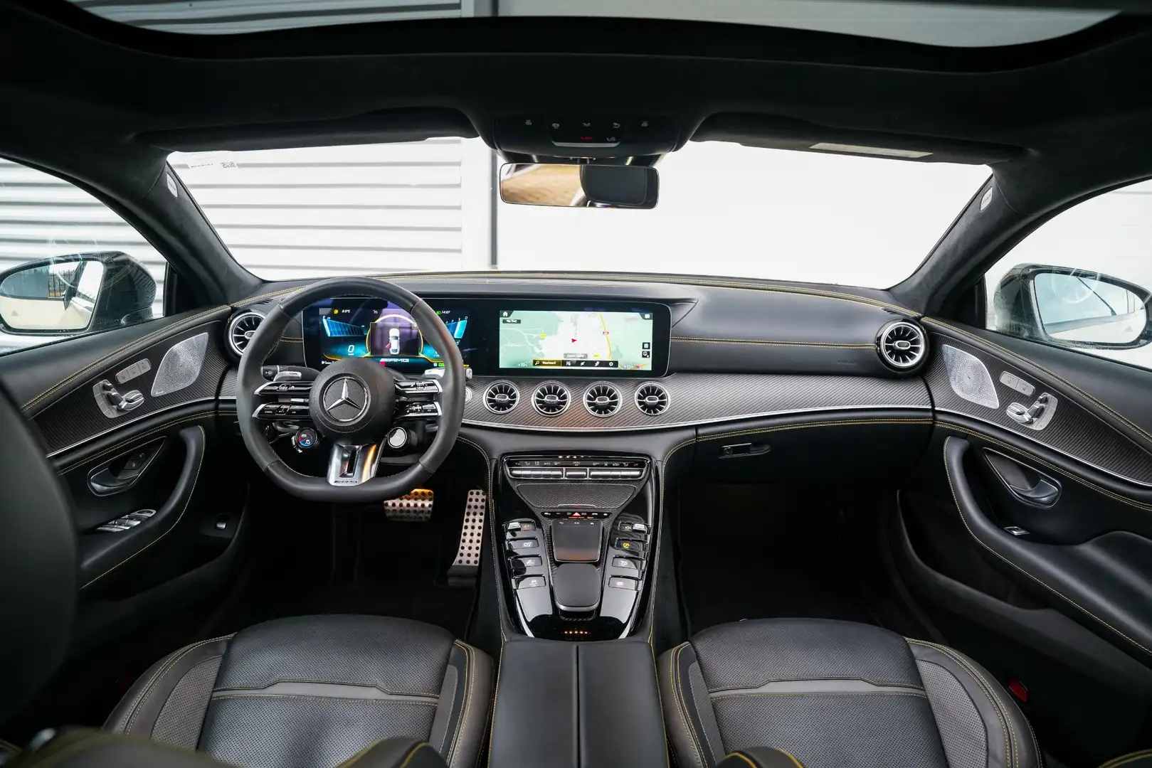 Mercedes-Benz AMG GT 53 Edition Magno Gold Panodak Burmester Memory Sto Auriu - 2