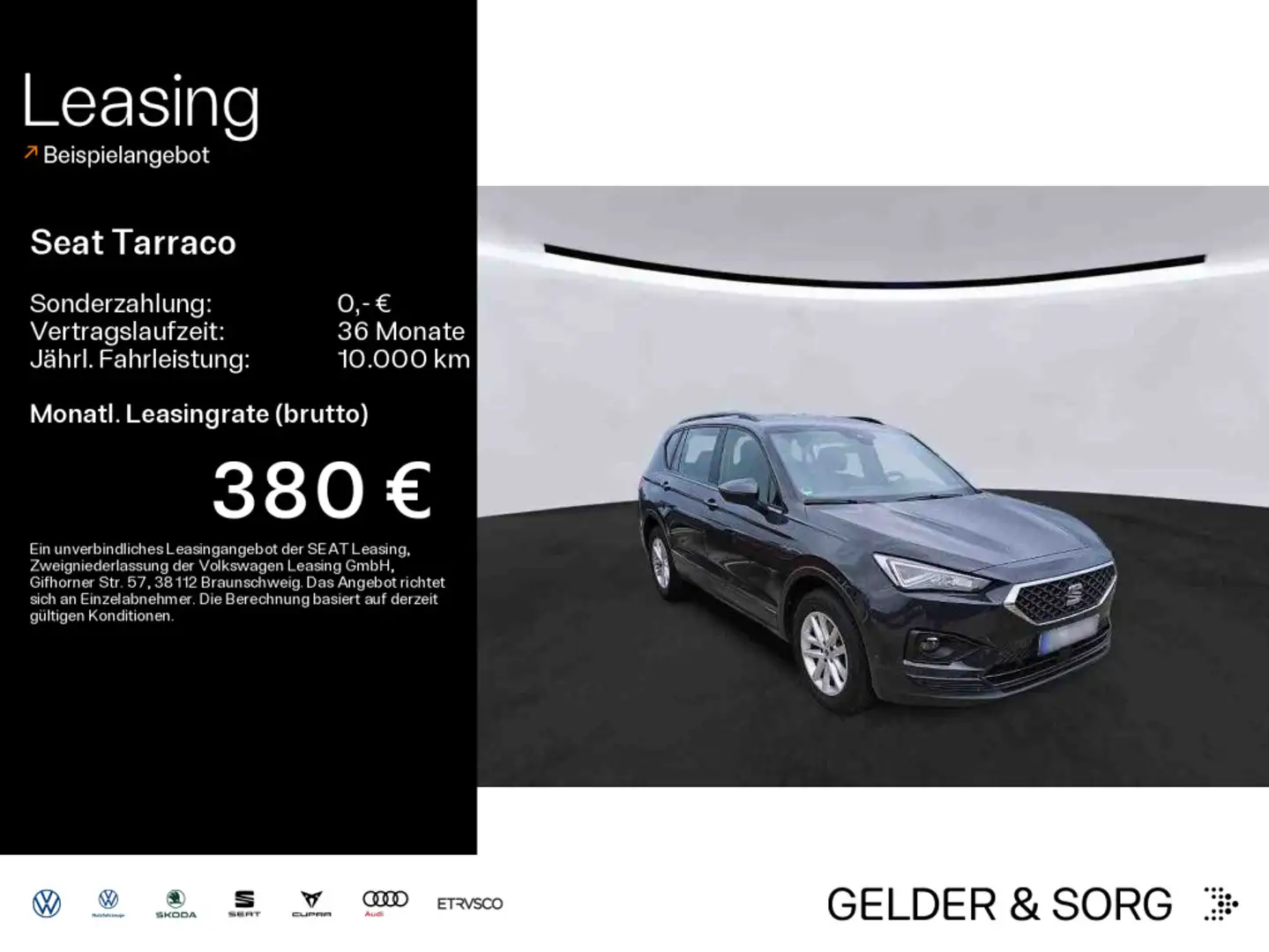 SEAT Tarraco Style 2.0 TDI 7Sitze*LED*ACC*AHK Grijs - 1