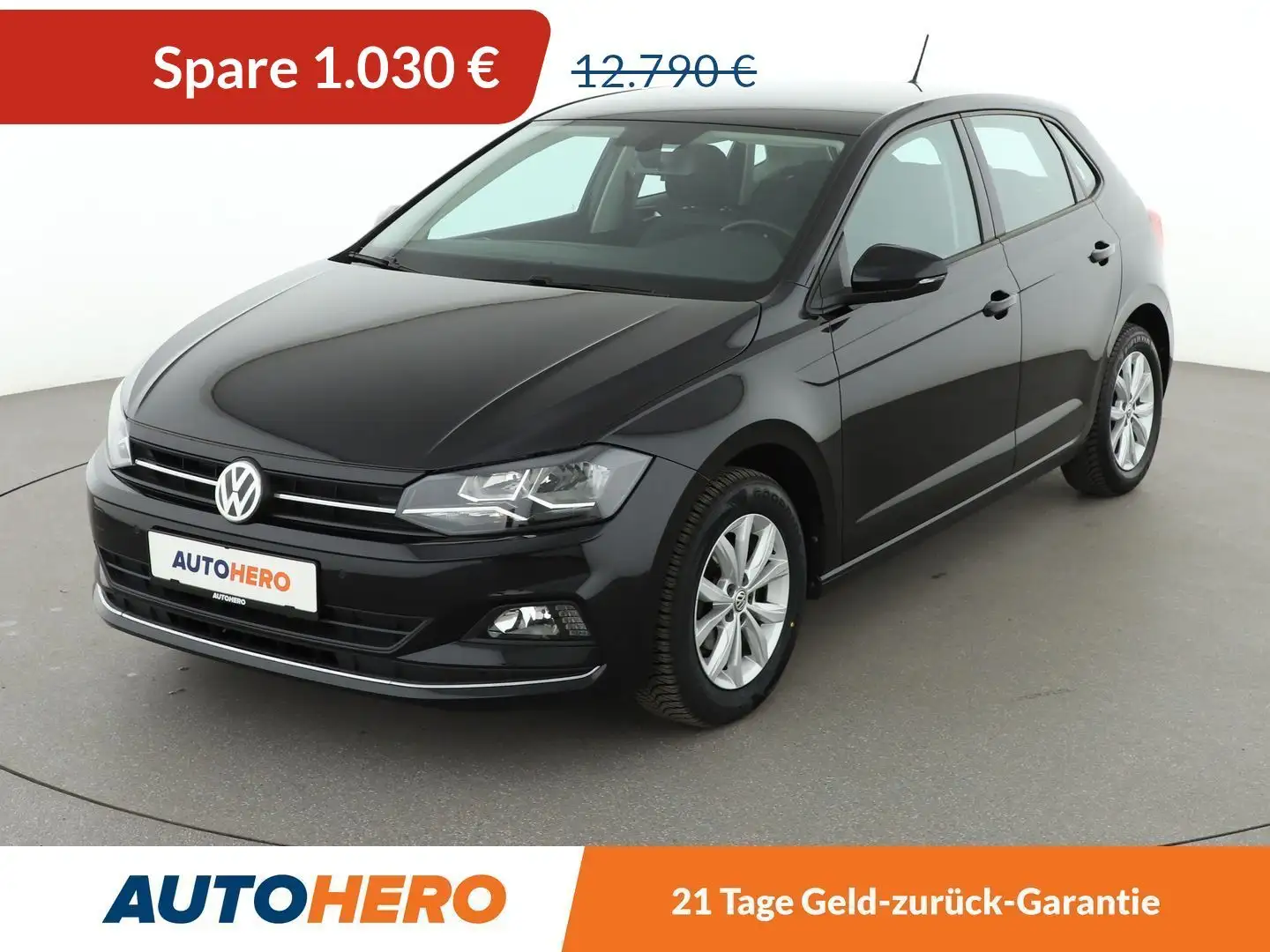 Volkswagen Polo 1.0 TSI Highline*PDC*SHZ*KLIMA*ALU* Noir - 1