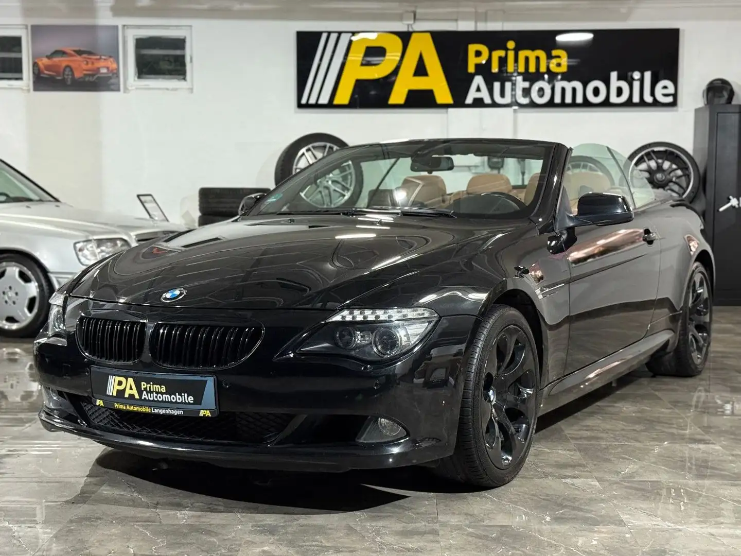 BMW 630 i Cabrio LCI Navi Xenon Automatik Memory PDC Schwarz - 1