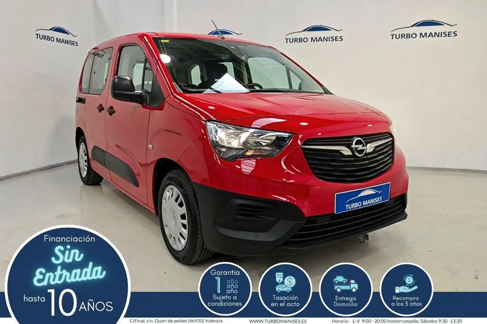 Opel Combo Life 1.5TD S/S Edition Plus XL 130 Rosso - 1