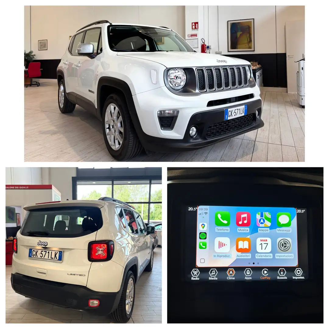 Jeep Renegade LIMITED 1.6 MJET 130CV KM.CERTIFICATI  FULL Blanco - 1