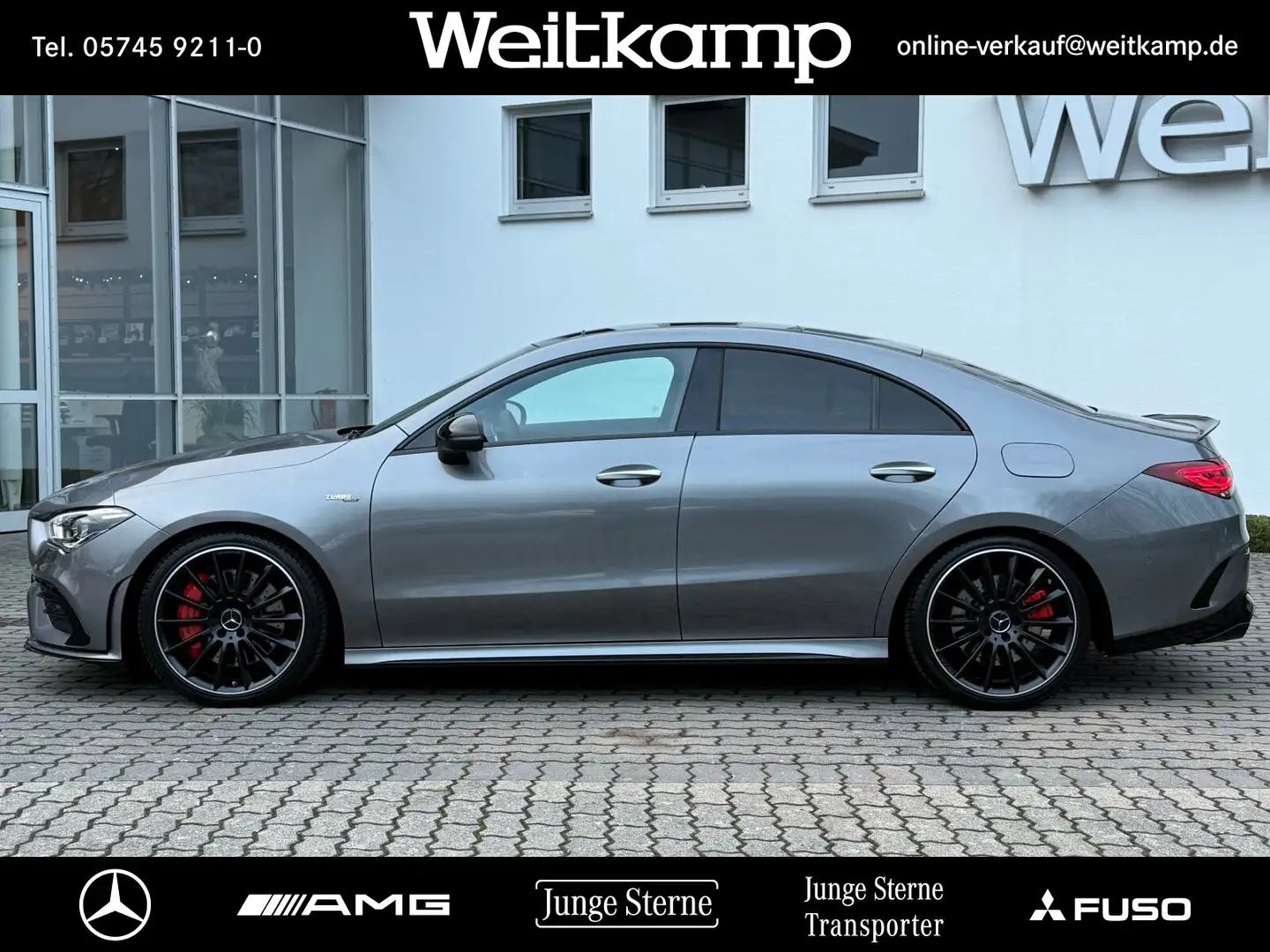 Mercedes-Benz CLA 35 AMG CLA 35 4M Coupe Pano+360°+Head-Up+Burm.+Distron. Gris - 2