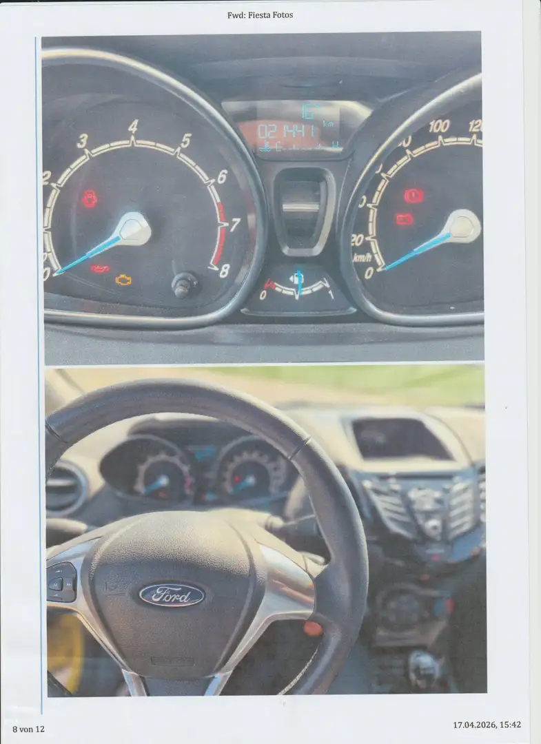 Ford Fiesta Fiesta Titanium 1,0 EcoBoost Start/Stop Titanium Start/Stop Gelb - 2