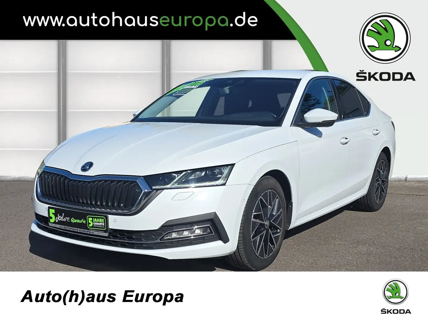 Skoda Octavia 1.5 TSI ACT First Edition AHK ACC Navi Kam Leder 4 Blanco - 1
