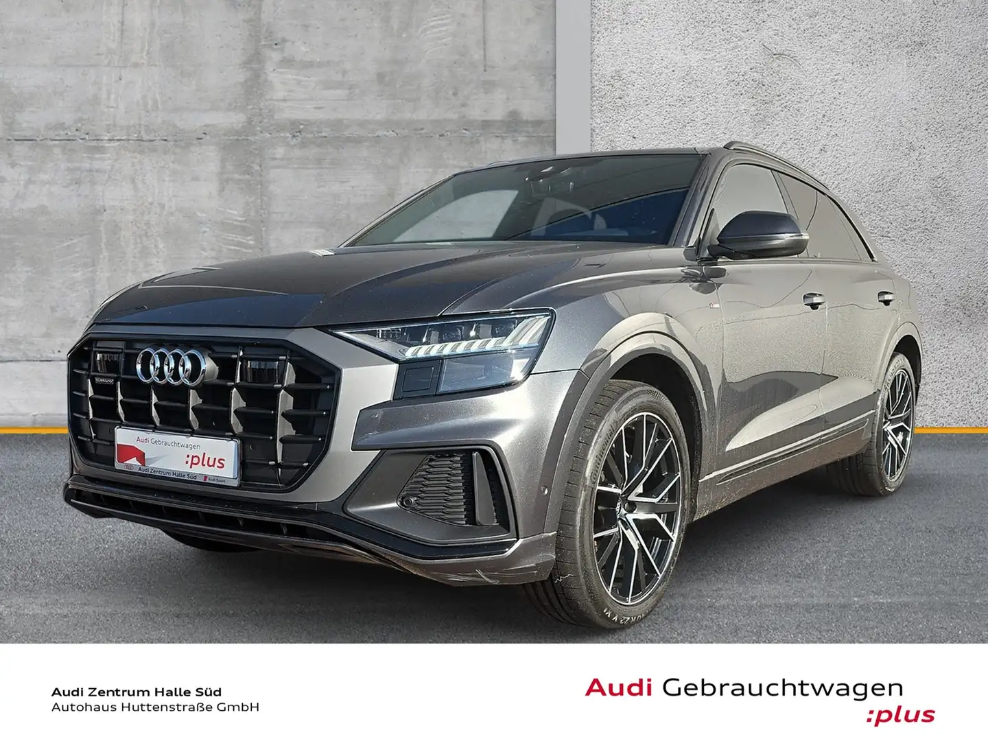 Audi Q8 45 TDI qu S line MATRIX AIR STANDHZG AHK 21" Grau - 1