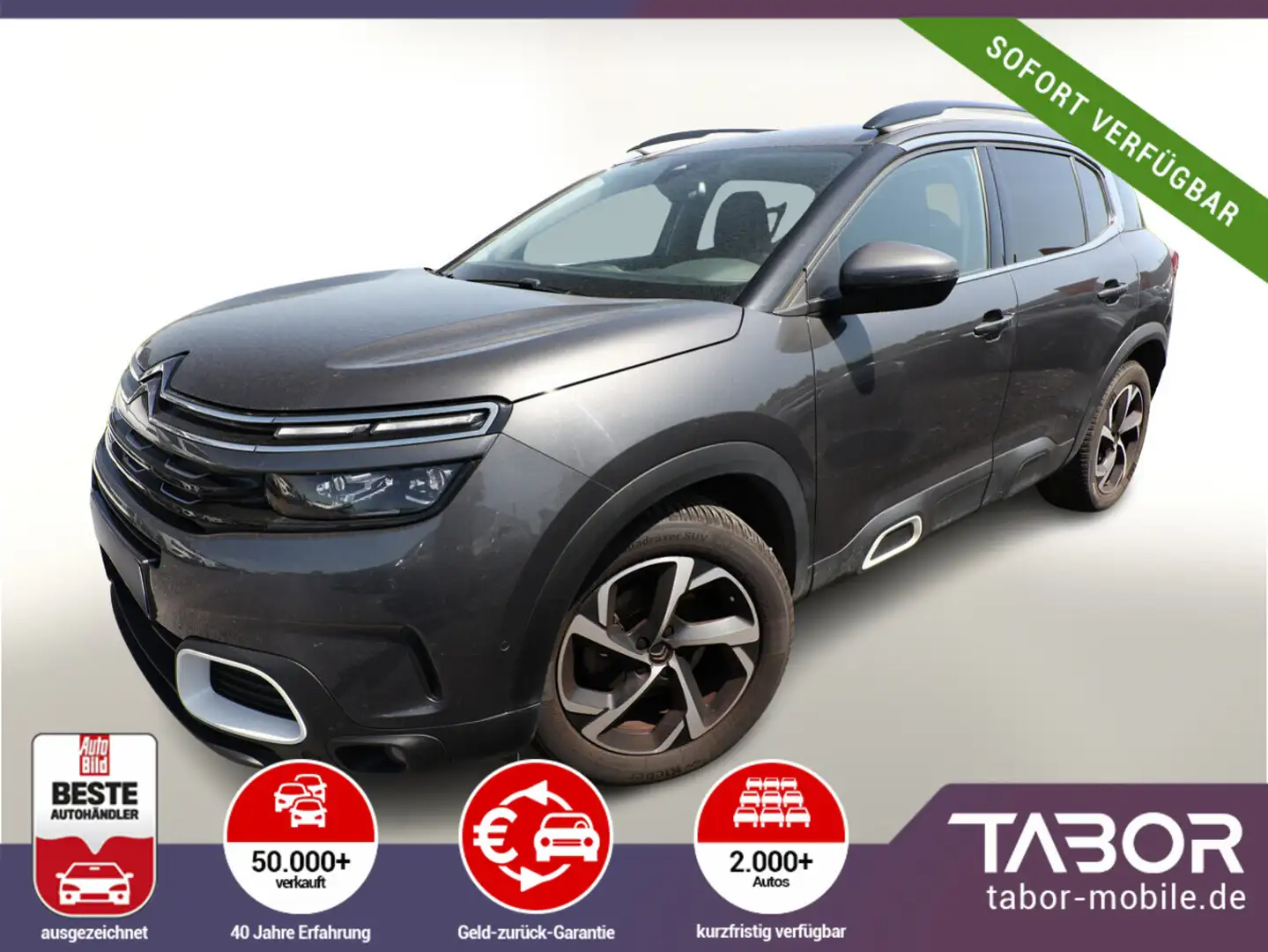 Citroen C5 Aircross Aircross 1.6 PureTech 180 EAT8 Shine LED Nav. Grau - 1