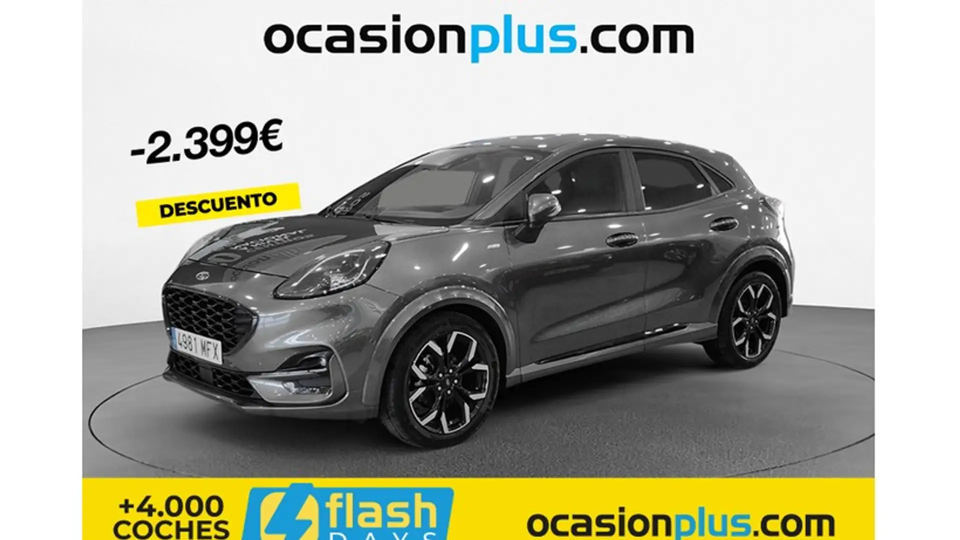 Ford Puma 1.0 EcoBoost MHEV ST-Line X 155 Grijs - 1