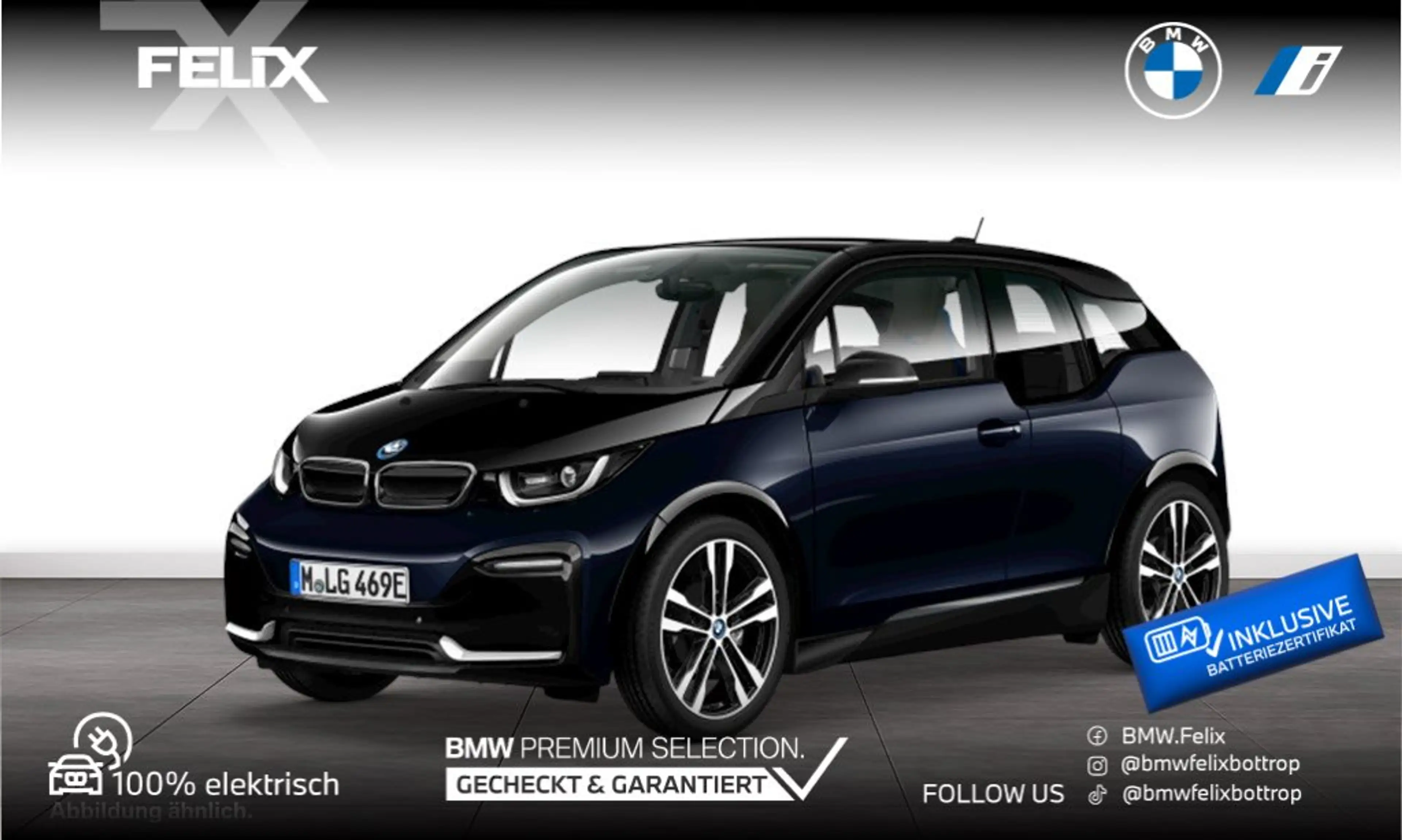 BMW i3 s 120Ah+20"ALU+SCHNELL-LADEN+KAMERA