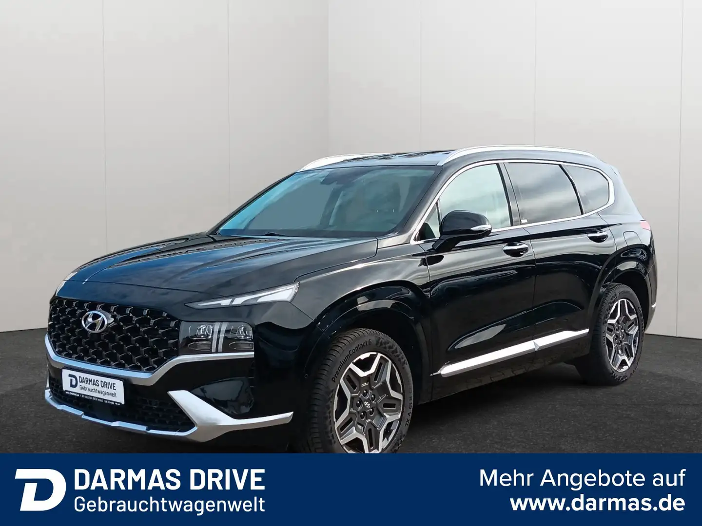 Hyundai SANTA FE SANTA FE Plug-in-Hybrid 4WD Signature Leder AHK Czarny - 1