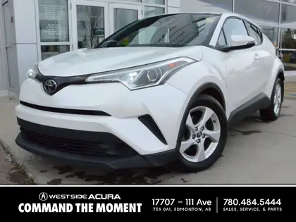 White 2018 Toyota C-HR SUV / Crossover Front-Wheel Drive Automatic