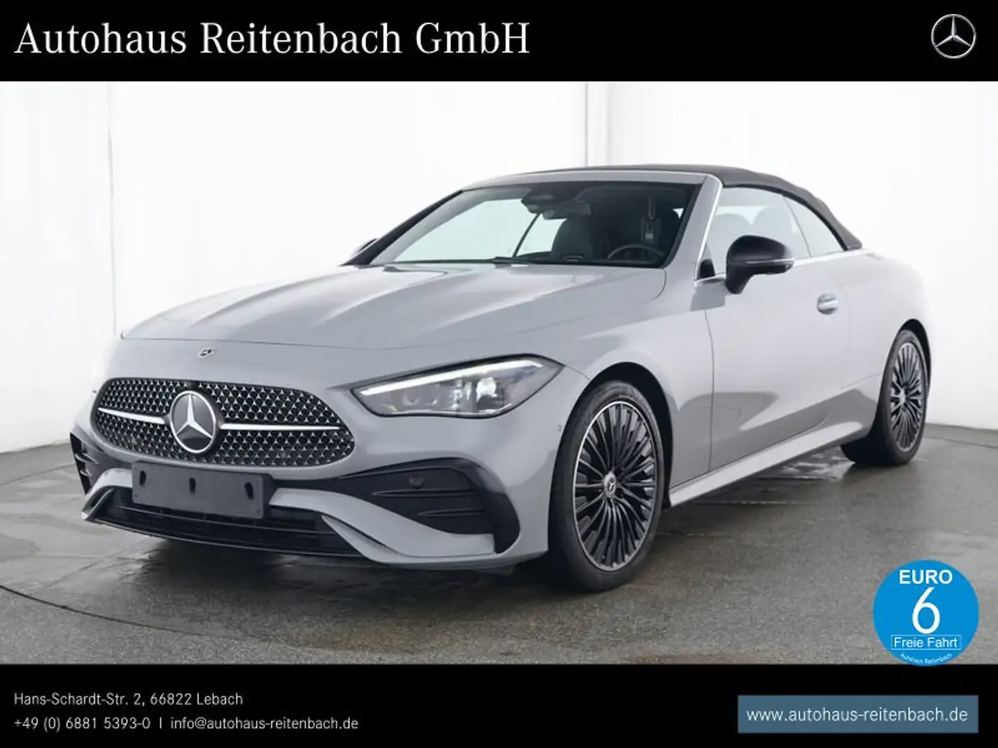 Mercedes-Benz CLE 200 CLE200 CABRIO AMG+BURMEST NIGHT+360°+TOTW+MEMORY Grau - 1