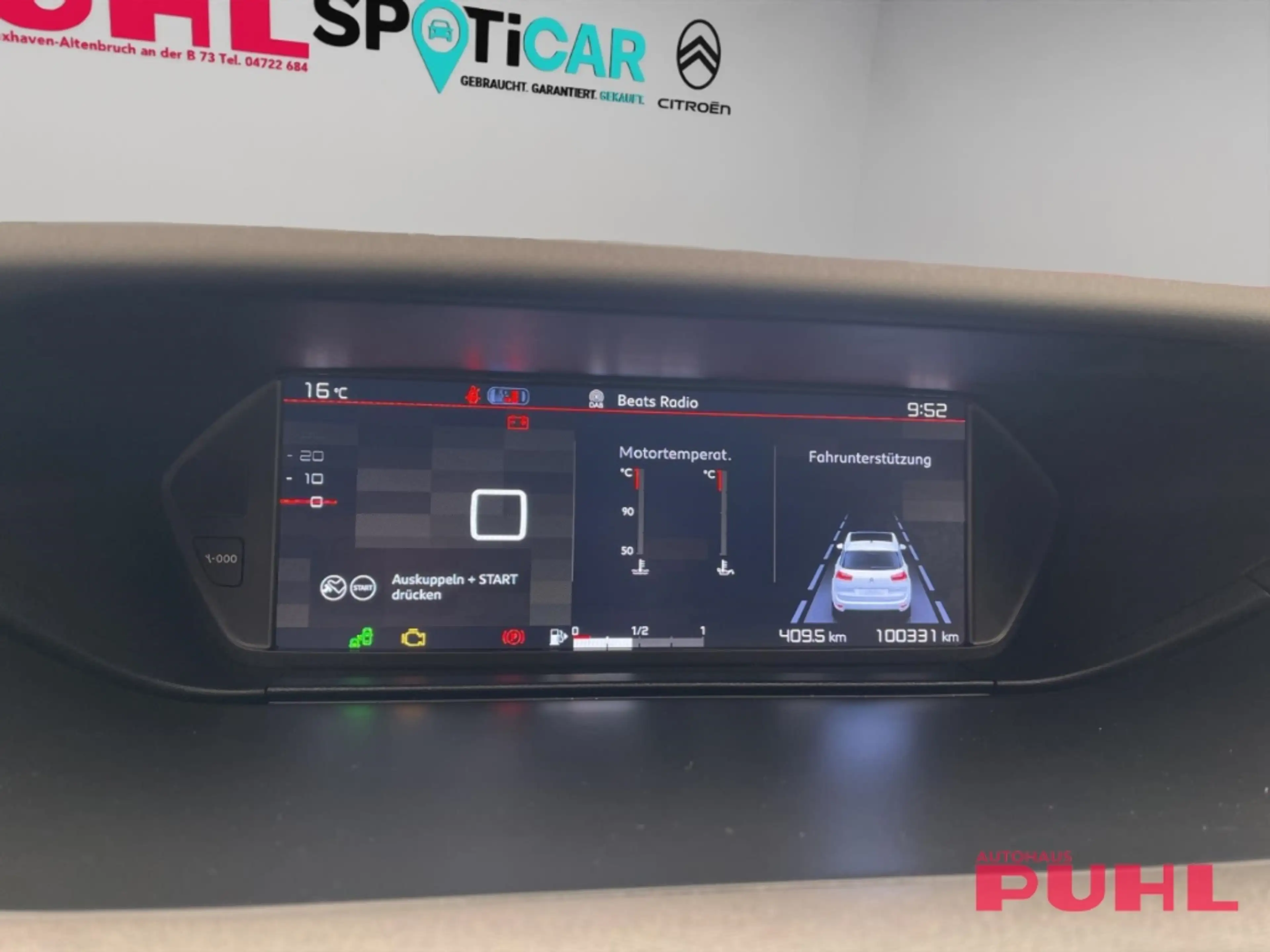 Citroen C4 Picasso Navi Massagesitze Xenon Dyn. Kurvenlicht 2-Zonen-K — photo 9