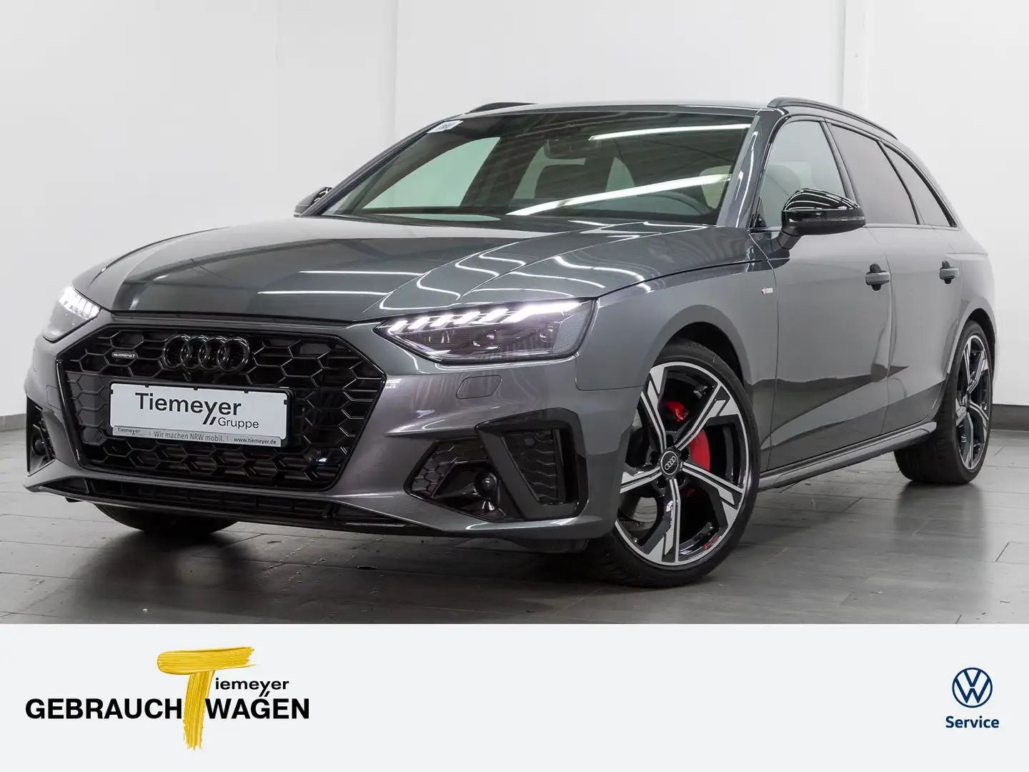 Audi A4 40 TFSI Q 2x S LINE LM19 MATRIX AHK NAV Grau - 1