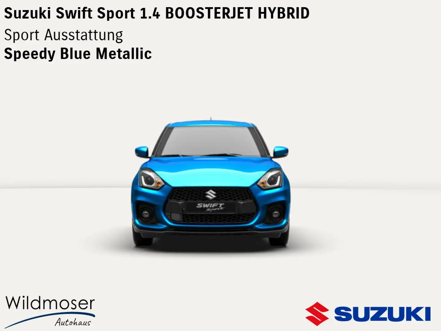 Suzuki Swift ❤️ 1.4 BOOSTERJET HYBRID ⏱ Sofort verfügbar! ✔️ Sp Blau - 2
