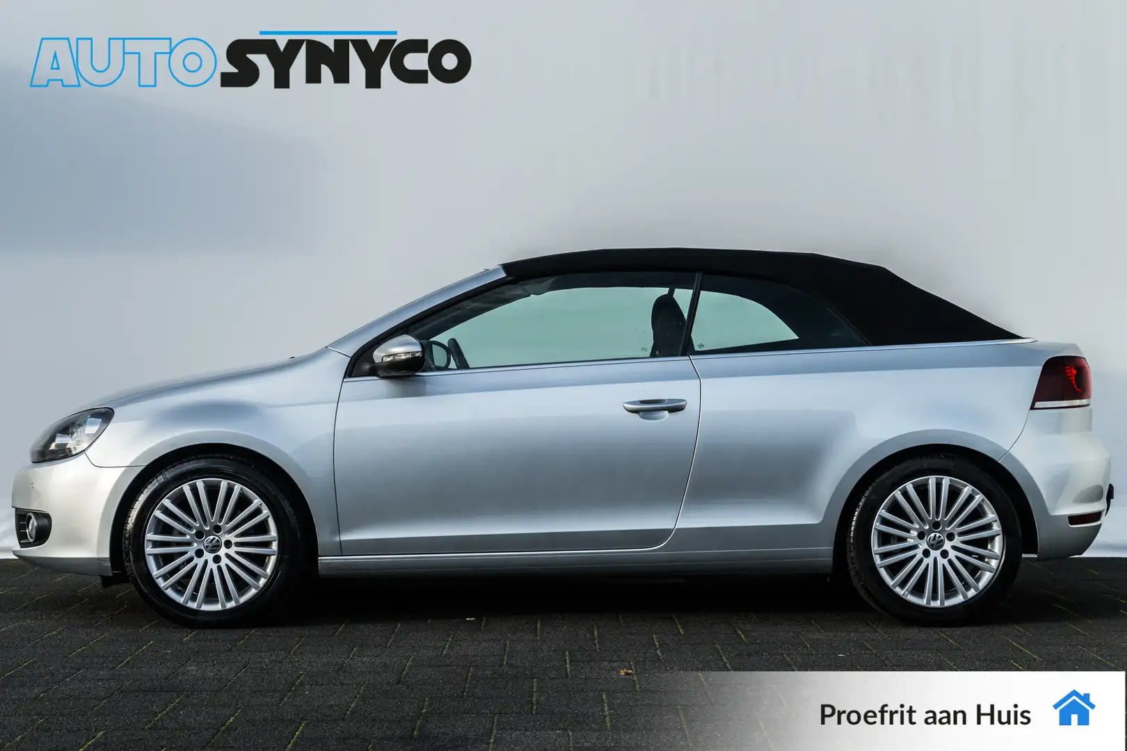 Volkswagen Golf Cabriolet 1.2 TSi | Org. NL | Cruise | Clima | Trekhaak | PD Silber - 2