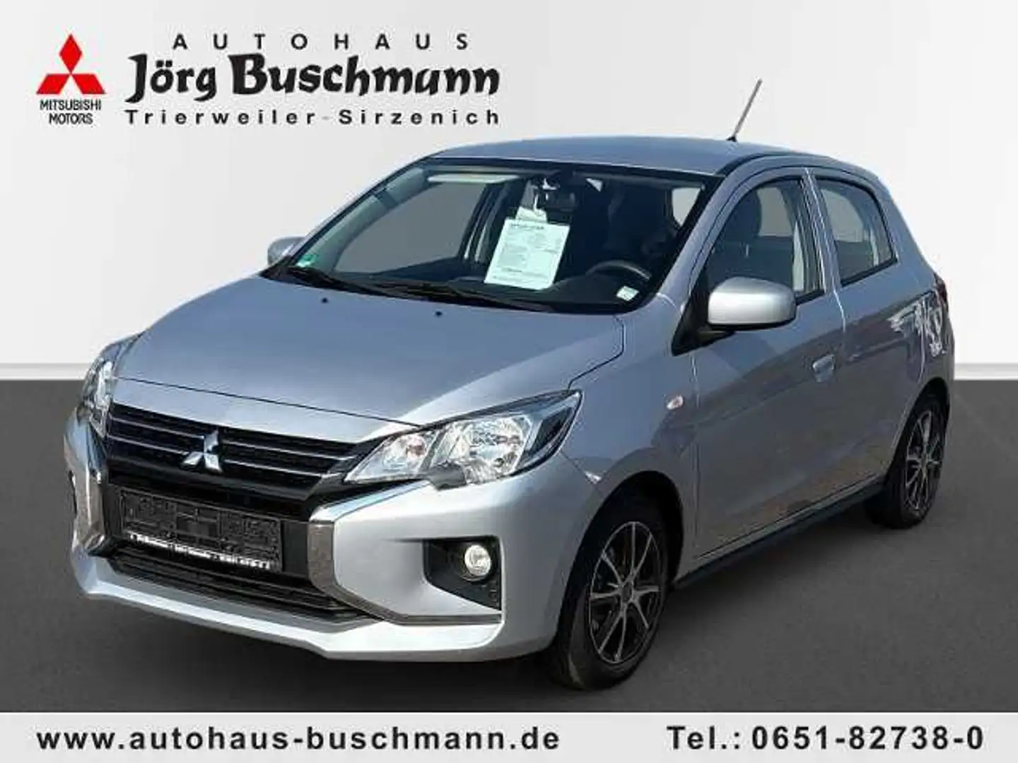 Mitsubishi Space Star 1,2 Select, Klima,ZV,Radio, Plateado - 1