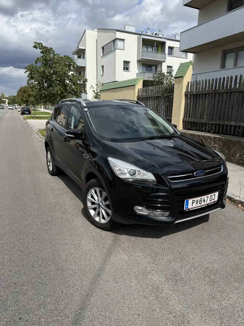 Ford Kuga 2,0 TDCi Titanium Diesel, Ford-Service & Pickerl Schwarz - 1