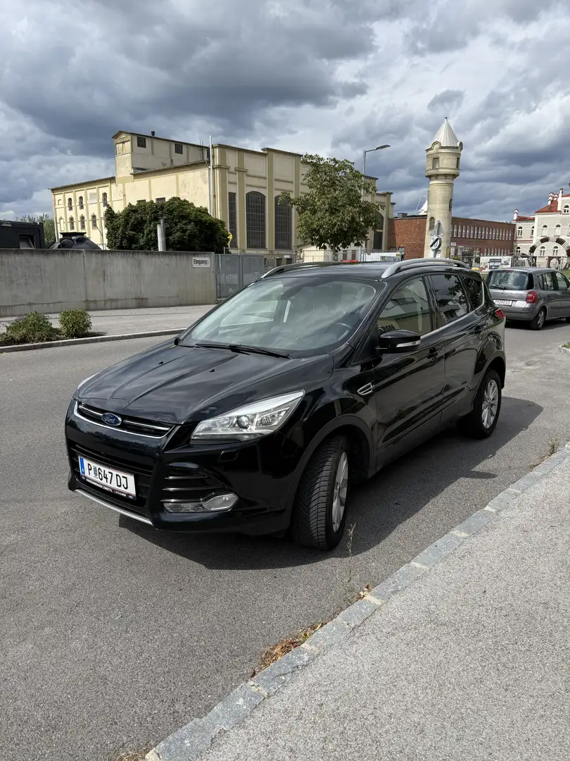 Ford Kuga 2,0 TDCi Titanium Diesel, Ford-Service & Pickerl Schwarz - 2