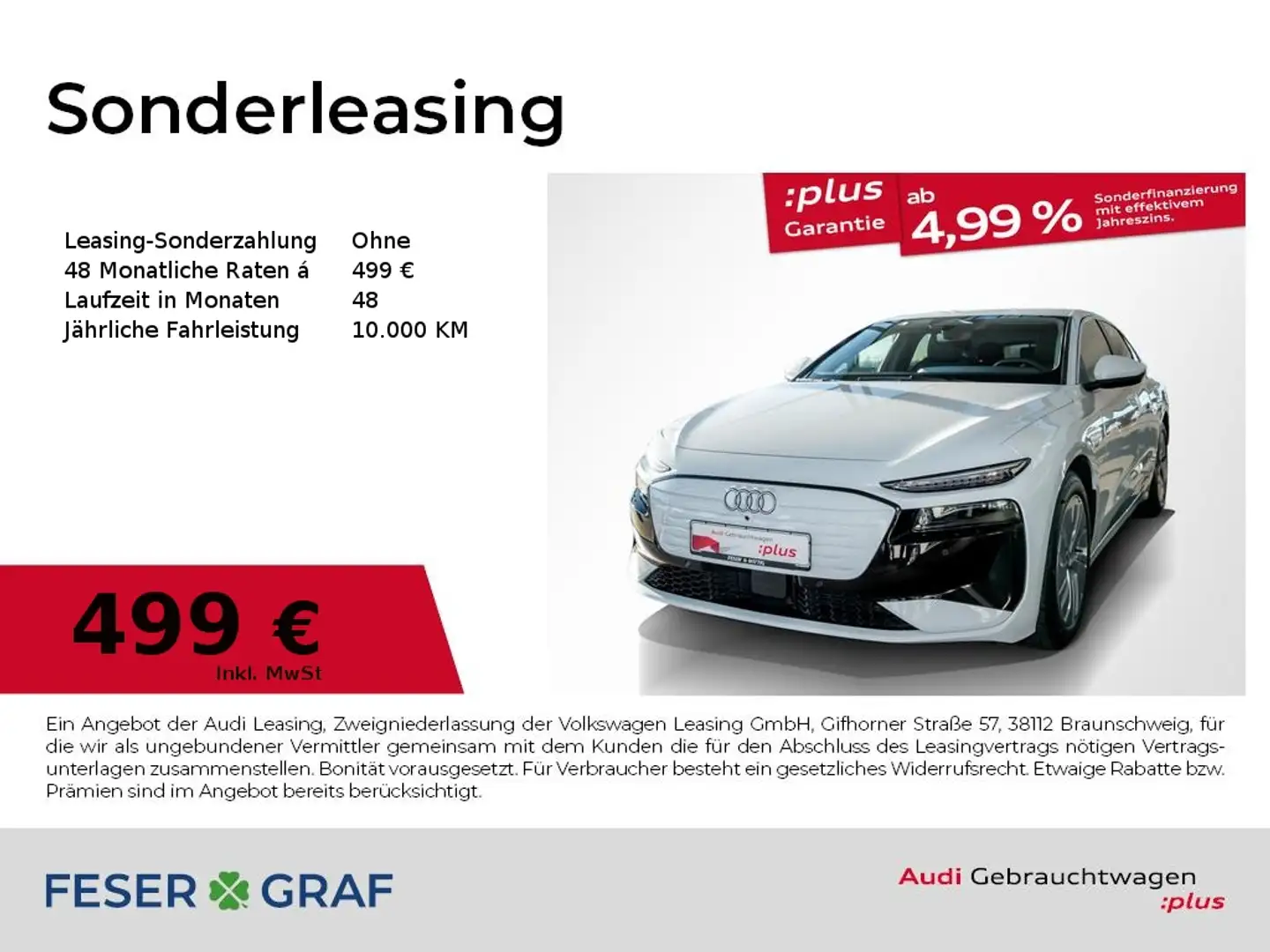 Audi A6 Sportback e-tron Matrix,AZV,Tech+,Navi+,21" Weiß - 1