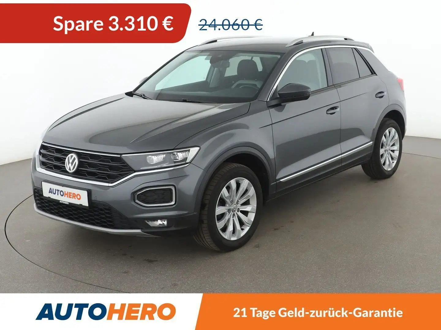 Volkswagen T-Roc 1.5 TSI ACT Sport Aut.*LED*PDC*ACC* Grey - 1