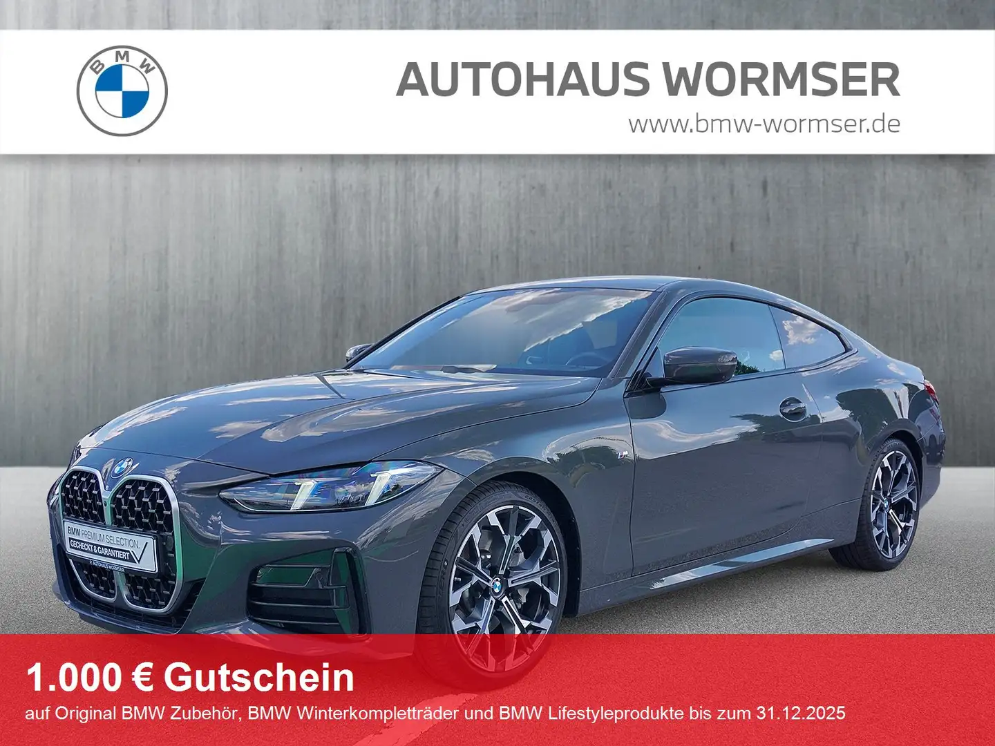 BMW 430 i xDrive Coupé M Sportpaket HK HiFi DAB LED Grau - 1