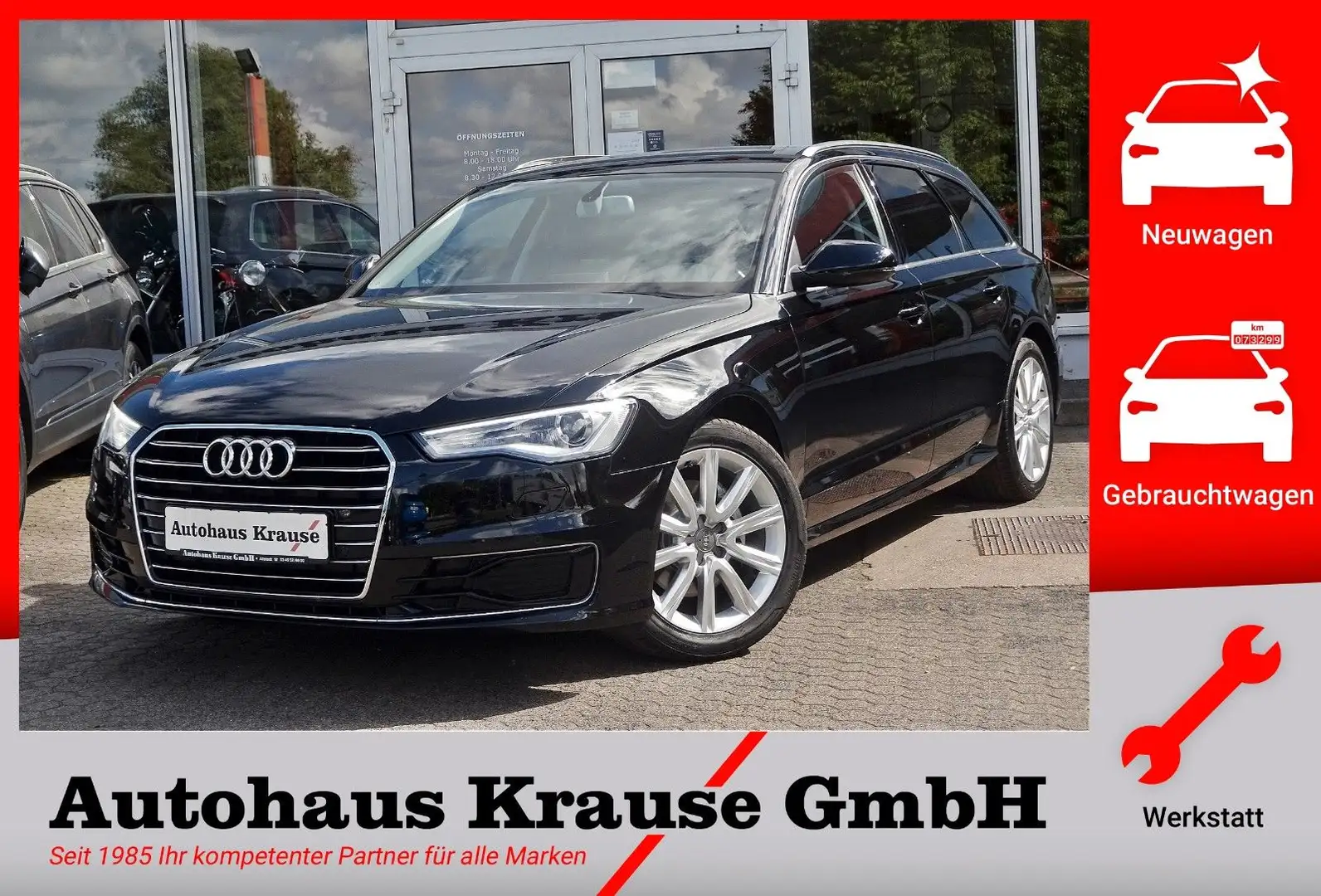 Audi A6 Avant 2.0 TDI ultra-SOR+WIR/EL.HECKKL/XENON Schwarz - 1
