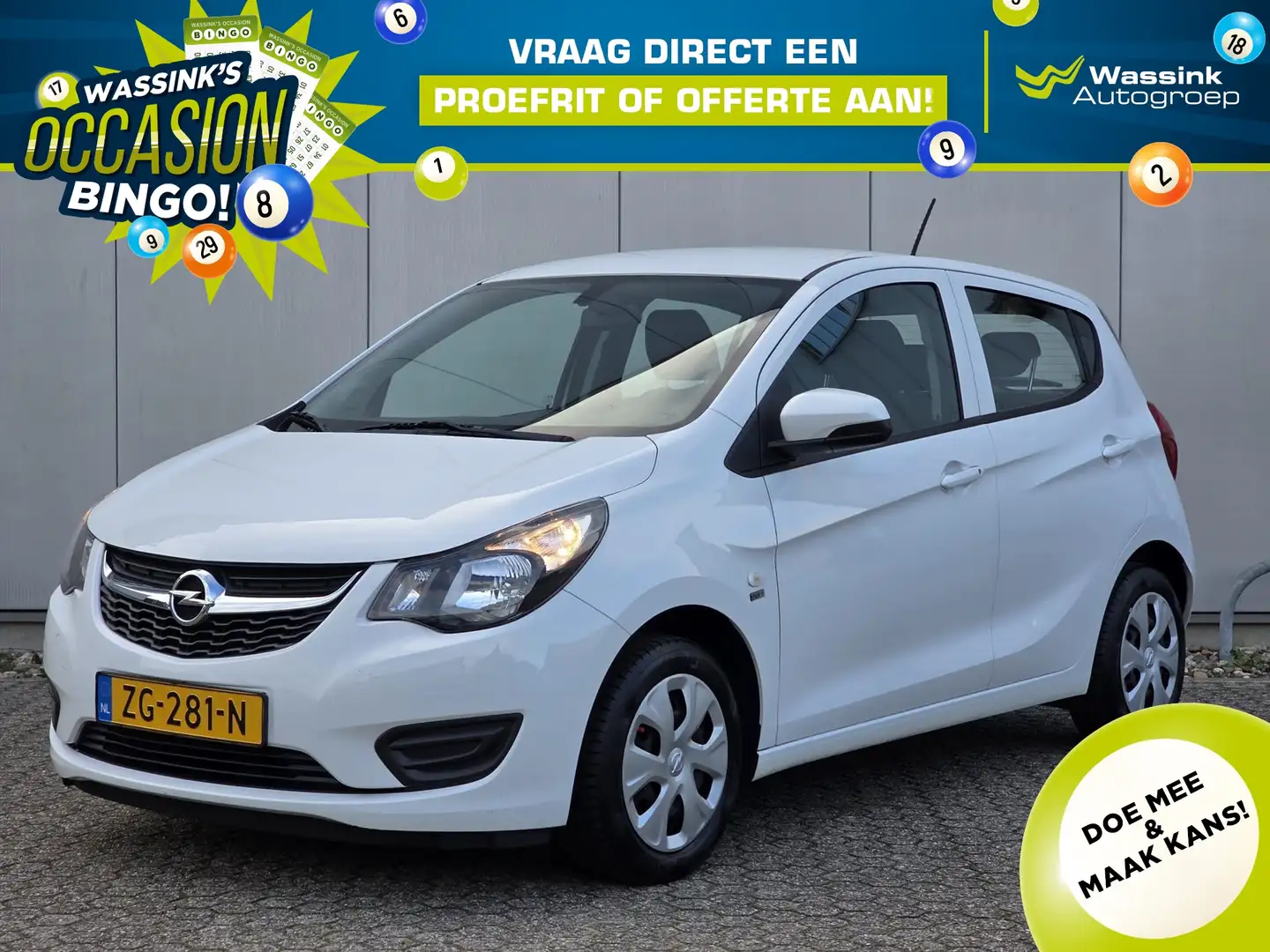 Opel Karl 1.0 75pk 120 Jaar Edition | navigatie | Cruise Con Wit - 1