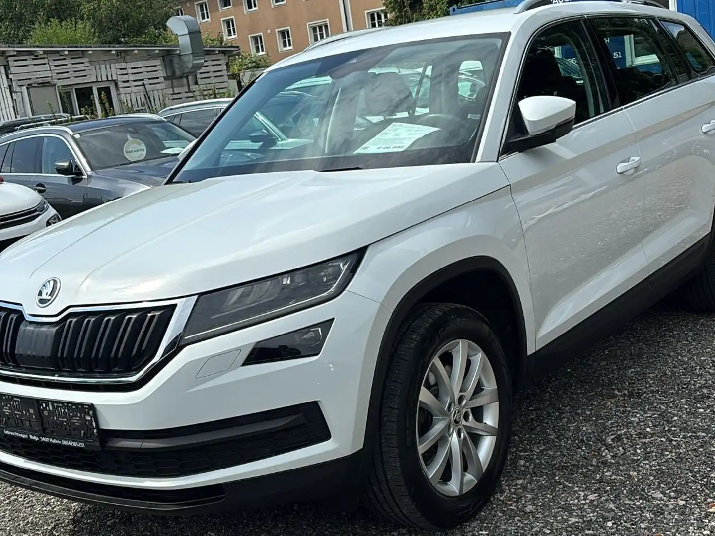 Skoda Kodiaq Style 2,0 TDI DSG 7 Sitzer Blanc - 1