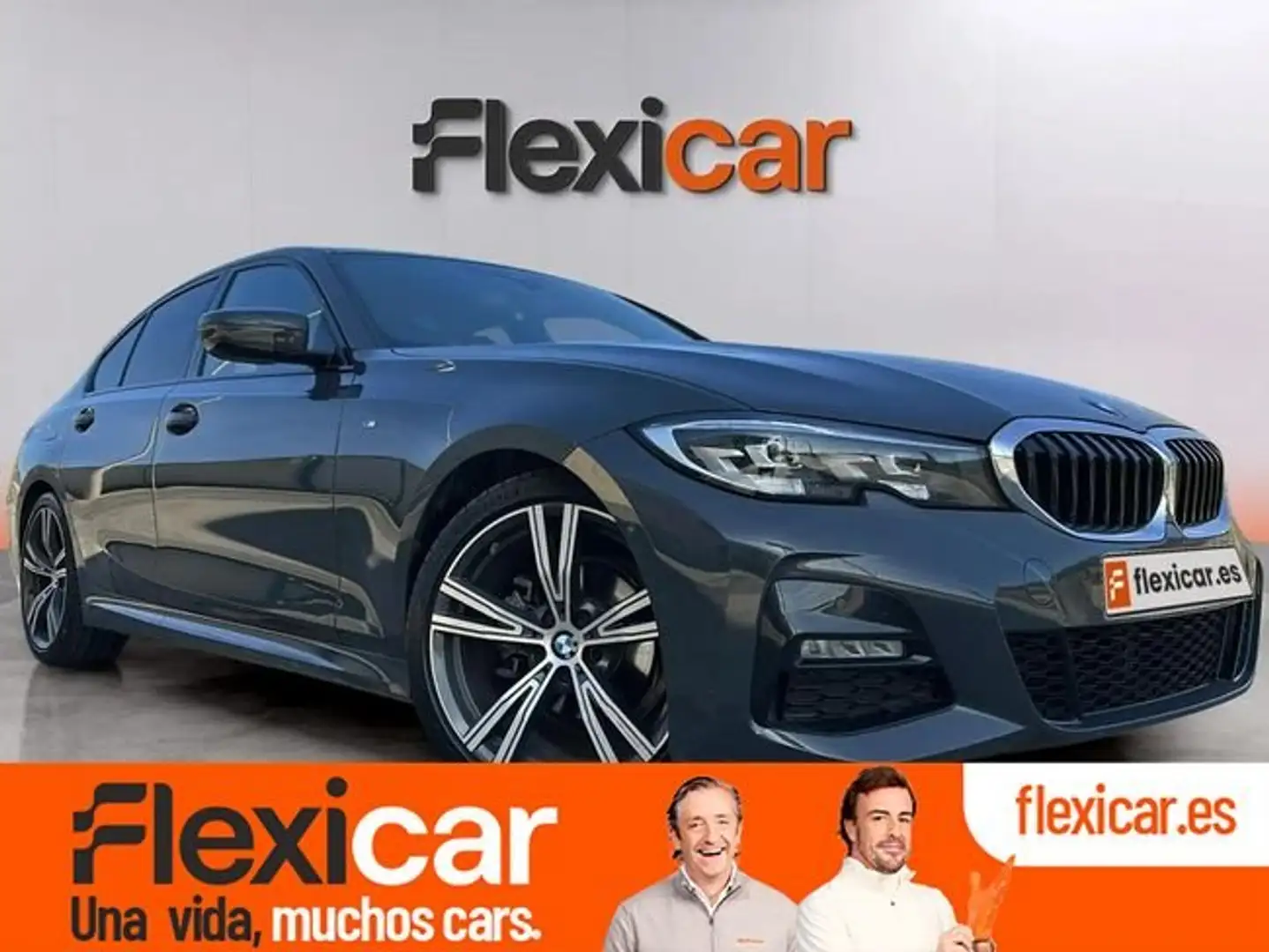 BMW 318 318d Auto. Gris - 1