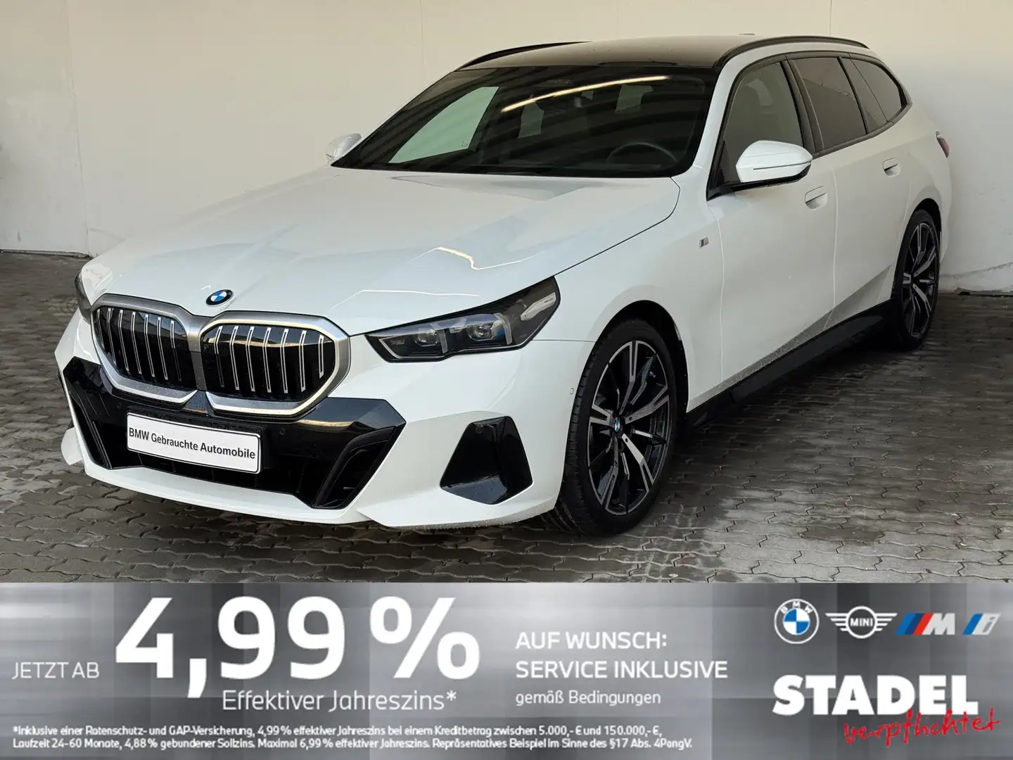 BMW 520 d xDrive Tour. M Sport Navi.LED.ACC.360°.Pano Weiß - 1