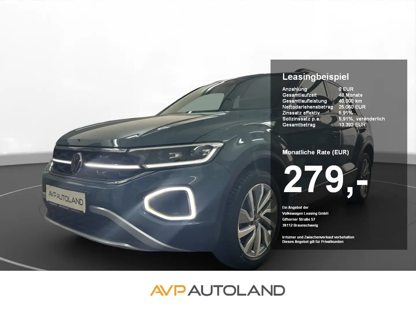 Volkswagen T-Roc 2.0 TDI MOVE | NAVI | AHK | LED-MATRIX | Bleu - 1